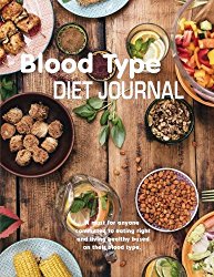 Blood Type Diet Journal: Eat Right for  Your Blood Type