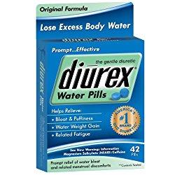 Diurex Water Pills, 42 Count Pills (Pack of 6)
