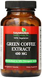 Futurebiotics Vegetarian Capsules, Green Coffee Extract, 90 Count