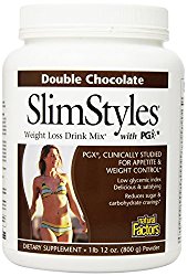 Natural Factors Slimstyles, Double Chocolate, 1 lb 12 oz