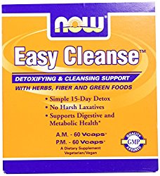 Now Foods Easy Cleanse Kit, 60 A.M. Vcaps & 60 P.M. Vcaps