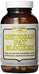 Only Natural Chitosan Fat Blocker, 1075 Mg  90-Count