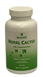 Seagate Products Freeze-Dried Nopal Cactus 500 mg 180 Capsules