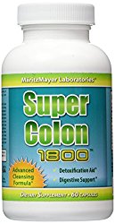 Super Colon 1800 Max Strength Weight Loss Detox Cleanse All Natural with Acai Fruit and Fennel Seeds1 Bottle 60 Capsules Per Bottle
