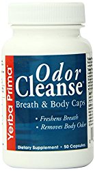 Yerba Prima Odor Cleanse, Breath and Body Capsules, 50-Count