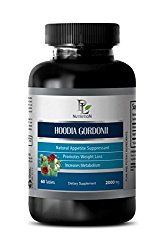 Fat Burners for Women – PURE HOODIA GORDONII EXTRACT 2000mg – Hoodia Supplement – 1 Bottle 60 Tablets
