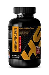 Weight loss pills – GREEN COFFEE CLEANSE – Green coffee beans – 1 Bottle 60 Capsules