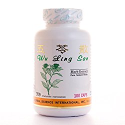 Wu Ling Diuretic Formula Dietary Supplement 500mg 100 capsules (Wu Ling San) 100% Natural Herbs