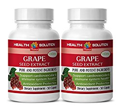 Antioxidant supplement capsule – GRAPE SEED EXTRACT – Grape seed complex – 2 Bottles 60 Capsules