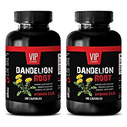 Dandelion capsules – DANDELION ROOT EXTRACT 520Mg – Blood pressure support – 2 Bottle 360 Capsules