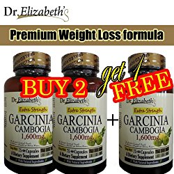 Dr. Elizabeth’s Extra Strength Garcinia Cambogia SUPER SALE BUY2 GET1 FREE