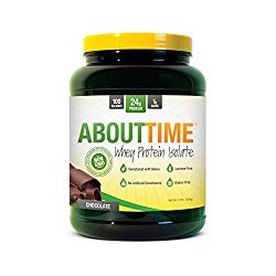 SDC Nutrition About Time Whey Protein Isolate, Chocolate, 2 Pound