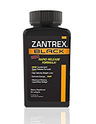 Zantrex Black, High Energy Rapid Release Extreme Fat Burner, 84 Count