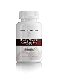 Healthy Garcinia Cambogia Pro- 60% HCA- Max Strength – Natural Weight Loss Supplements – Carb Blocker & Appetite Suppressant – All Natural Diet Pills for Women & Men – 60 Caps