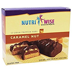 NutriWise – Caramel Nut Diet Protein Bars (7 bars)
