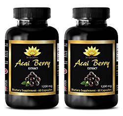 immune support for women – ACAI BERRY EXTRACT 1200 Mg – acai extreme – 2 Bottles (120 Capsules)
