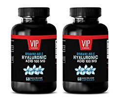 joint supplements hyaluronic acid – HYALURONIC ACID 100 Mg – hyaluronic acid for joints – 2 Bottles 120 Capsules