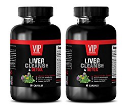 liver supplemental – LIVER CLEANSE & DETOX – PROMOTES LIVER HEALTH – milk thistle dandelion capsules – 2 Bottles 180 Capsules