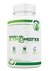 Green Xtromenix- Maximum Strength Green Coffee Been- Weight Management Supplement for Men and Women-60 Caplets