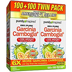 Purely Inspired 100% Pure Garcinia Cambogia Extract with HCA, 200 Count