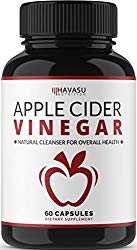 Extra Strength Apple Cider Vinegar Pills – Natural Weight Loss, Detox, Digestion – Powerful 500mg Cleanser, Premium-Non-GMO Cider Capsules