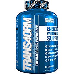 Evlution Nutrition Trans4orm Thermogenic Energizing Fat Burner Supplement, Increase Weight Loss, Energy and Intense Focus (60 Servings)