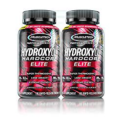 MuscleTech Hydroxycut Hardcore Elite, Super Thermogenic, Weight Loss Supplement 100 Count (2 Pack)