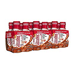 SlimFast Advanced Energy, Meal Replacement Shake, High Protein, Caramel Latte, 11 Fluid Ounce Bottle (Pack of 12)