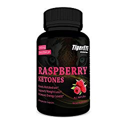 100% Pure Raspberry Ketones Extract New Extra Strength Appetite Suppressant, Energy Booster, All Natural, 60 Vegetarian Capsules