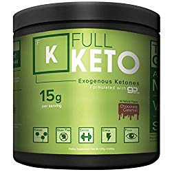 Exogenous Ketones Supplement Full Keto | (15g per Serving = 15 Minutes to Ketosis) | Chef Formulated Chocolate Flavor Beats Every Taste Test