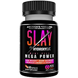 Hydroxycut Slay, Lose Weight, Burn Calories, Increase Energy & Focus, 60 Count
