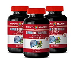 Liver Boosting Supplements – Liver DETOXIFIER Formula – protease Enzyme Supplement – 3 Bottles 180 Capsules