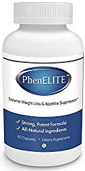 PhenELITE Weight Loss & Appetite Suppressant: Belly Fat Burner & Diet Supplement Pill with Apple Cider Vinegar, Raspberry Ketones & Green Tea Extract – Boost Energy & Concentration – 60 Capsules