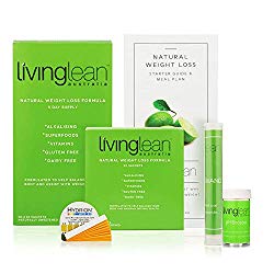 Living Lean Weight Loss Cleanse Kit for 5 Days – Natural Organic – Alkaline Your Body for Sustainable Weight Loss & Digestion Support-Colon, Kidney, Liver & Bowel Cleanser – High Strength