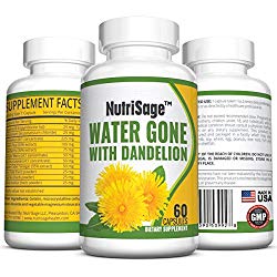 Premium Diuretic Water Pill With Dandelion – Fights Water Retention & Bloating Without The Drugs Found in Medicinal Pills – Pure & Potent Choice of Diuretics – Natural & Safe – Order Risk Free.