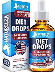 Weight Loss Drops – Made in USA – Best Diet Drops for Fat Loss – Effective Appetite Suppressant & Metabolism Booster – 100% Natural, Safe & Proven Ingredients – Non GMO Fat Burner – Garcinia Cambogia