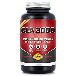 CLA 3000 – CLA Safflower Oil for Metabolism and Weight Loss Management, Maximum Strength Conjugated Linoleic Acid, Stimulant-Free Non-GMO Safflower Cla by Vitamorph Labs – 180 Softgels