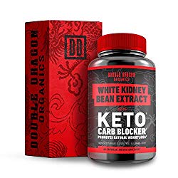 White Kidney Bean Extract – 100% Pure Carb Blocker and Fat Absorber – Keto Carb Blocker- Double Dragon Organics (60 Caps / 600MG)
