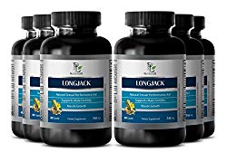 Testosterone booster muscle growth – LONGJACK NATURAL TESTOBOOSTER – Tongkat ali and maca – 6 Bottle 360 Capsules