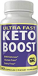 Ultra Fast Keto Boost Weight Loss Pills with Advanced Natural Ketogenic BHB Burn Fat Supplement Formula 800MG Capsules