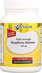 Vitacost Triple Strength Raspberry Ketones – Featuring Razberi-K — 300 mg – 60 Capsules