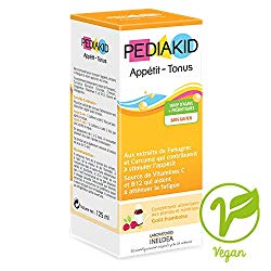 Pediakid Appetite-Weight Gain. All New Formula. Appetite and Weight Gain Stimulant Fortified with Vitamin C & B12