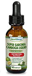 Liquid Garcinia Cambogia w/Green Coffee Bean Extract -Huge Sale- Diet Supplement & Weight Loss Aid – Helps Boost Metabolism, Curb Hunger & Increase Energy – MAX 98% Absorption Rate – 60 Serv
