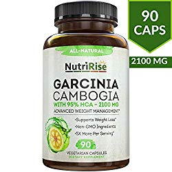 Pure Garcinia Cambogia Extract with 95% HCA for Fast Fat Burn. Best Appetite Suppressant & Carb Blocker. Natural, Clinically Proven Weight Loss Supplement. Best Garcinia Cambogia Raw Diet Pills.