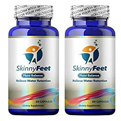 [2 Pack] Edema Swollen Ankle Legs Supplement Reduces Swelling Bloating Natural Water Pill Diuretic Helps Relieve Achy Swelling on The Legs Feet Calves Hands, Water Retention, Promotes Weight Loss