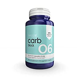 Advanced Carb Blocker by BalanceDiet Highly Effective 100% Natural Plant-Based Carb Blocker with Nopal Cactus 90 Capsules