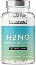 Femme Forme H2No Water Pills for Weight Loss: Women’s Water Weight Loss Pills with Dandelion Leaf Extract, Parsley Seed Extract, and Juniper Berry to Drop Water Weight and Bloating, 90 Count