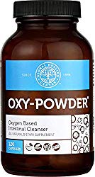 Global Healing Center Oxy-Powder Oxygen Based Safe and Natural Colon Cleanser and Relief from Occasional Constipation (120 Capsules)