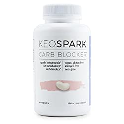 KEOSPARK – Carb Blocker and Fat Metabolizer, Supports Optimal Energy, Fat Metabolism, and Ketogenesis