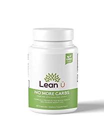 Lean Ü No More Carbs Formula – Pharma Grade White Kidney Bean Extract – Block Sugar and Starch with Our Premium Carb Inhibitor – Crush Carbs to get to The Leanest U